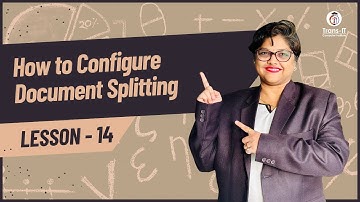 Lecture 14: How to Configure Document Splitting | SAP FICO | SAP S4 HANA | SAP FICO Tutorials