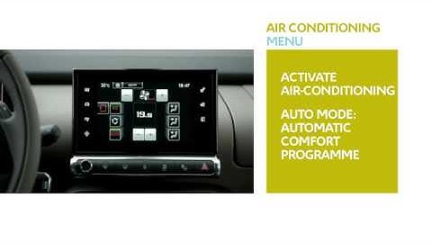 CITROEN C4 CACTUS : Touchscreen met airconditioningfunctie
