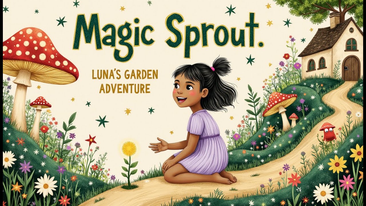 Magic Sprout! ✨ Luna's Garden Adventure: Bedtime Story for Kids
