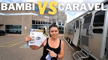SMALLEST Airstream Travel Trailers! | 2021 Bambi vs 2021 Caravel