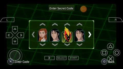 Ben 10 alien force all cheat codes and moves