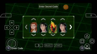 Ben 10 alien force all cheat codes and moves screenshot 2