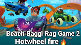 Beach Baggi Racing Game 2 | Hotwheel Fire Stunt Race Challenge!