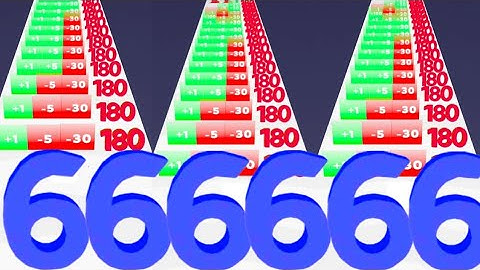 Merge Number Run Master Vs Ball Run 2048 (ASMR games ) max levels gameplay Math games new update