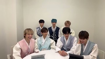 [Vietsub-live] 7 thành viên nhà Bão mặc hanbok nói chuyện ngày Tết và Hanbin giới thiệu bánh chưng