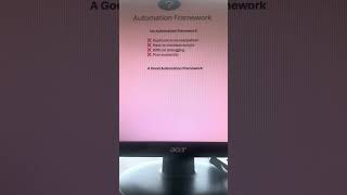 What Is an Automation Framework? 🚀 Playwright Testing Explained in 60 Seconds #Shorts