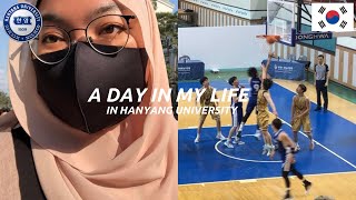 A Day In My Life At Hanyang University Spring Semester Basketball Game 한양대 Vs 상명대 대학농구리그 2022