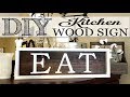 DIY Kitchen Wood Sign