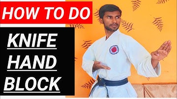 HOW TO DO KNIFE HAND BLOCK | Shuto uke | Karate Chop #Karate #Martialarts #RahulDabhade