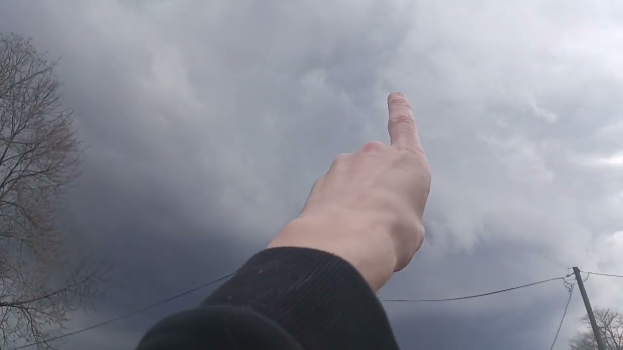 Storm that hit Indiana before and after 