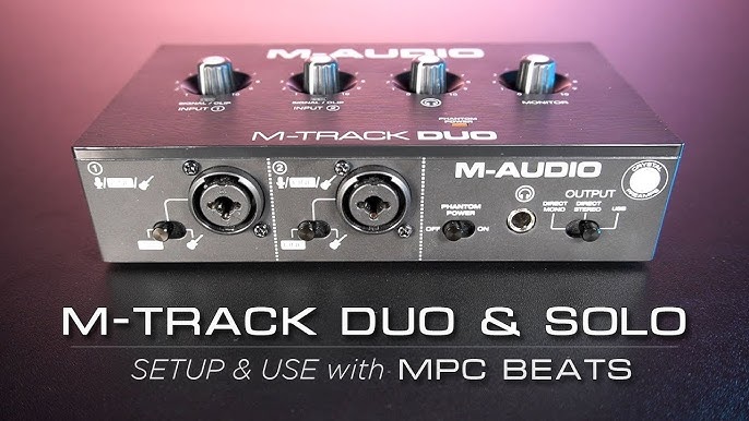 M-Audio M-Track Duo – USB Audio Interface for Recording, Streaming and  Podcasting with Dual XLR, Line & DI Inputs, plus a Software Suite Included