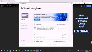 How to download PC Health Check App? | Tutorial in தமிழ் screenshot 1