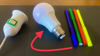 Simply change the color of the bulb  #youtube