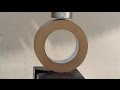 クラフトテープ VS プレス機 /Kraft tape with  Hydraulic press machine.
