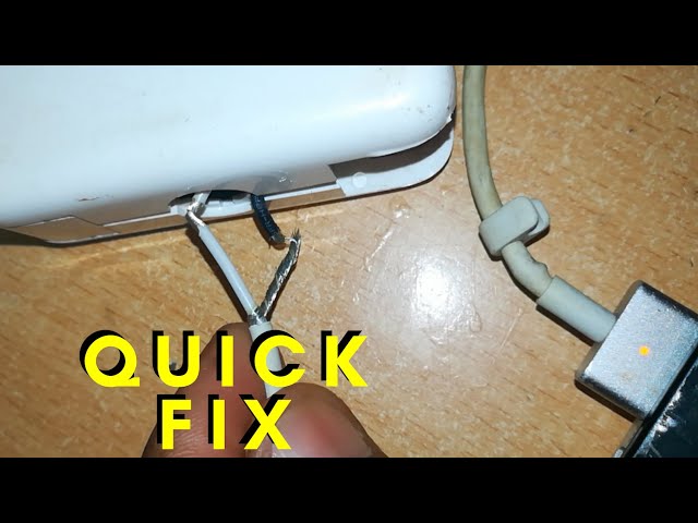 How to fix a broken MacBook charger