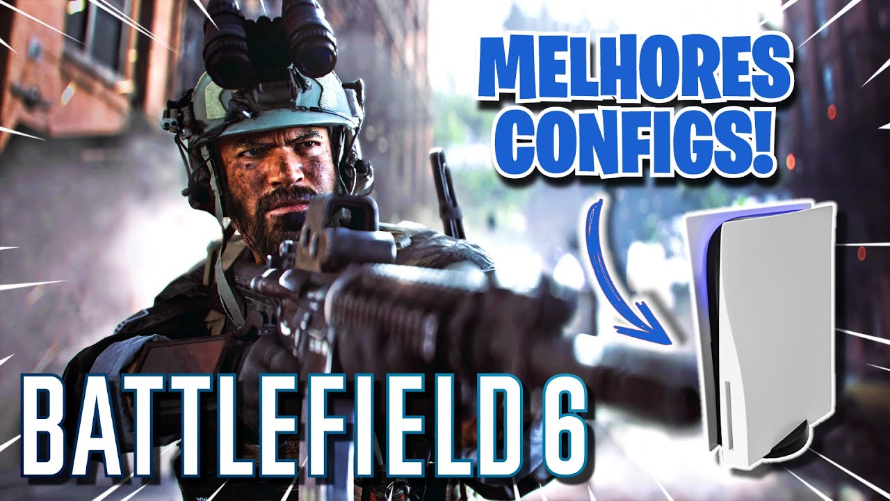 Melhores CONFIGURAÇÕES para CONSOLE no BATTLEFIELD 6!! (PS5 e Xbox Series X/S)