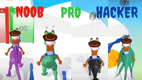 monster catch run maxlevel walkthrough part1 l noob vs pro vs hacker