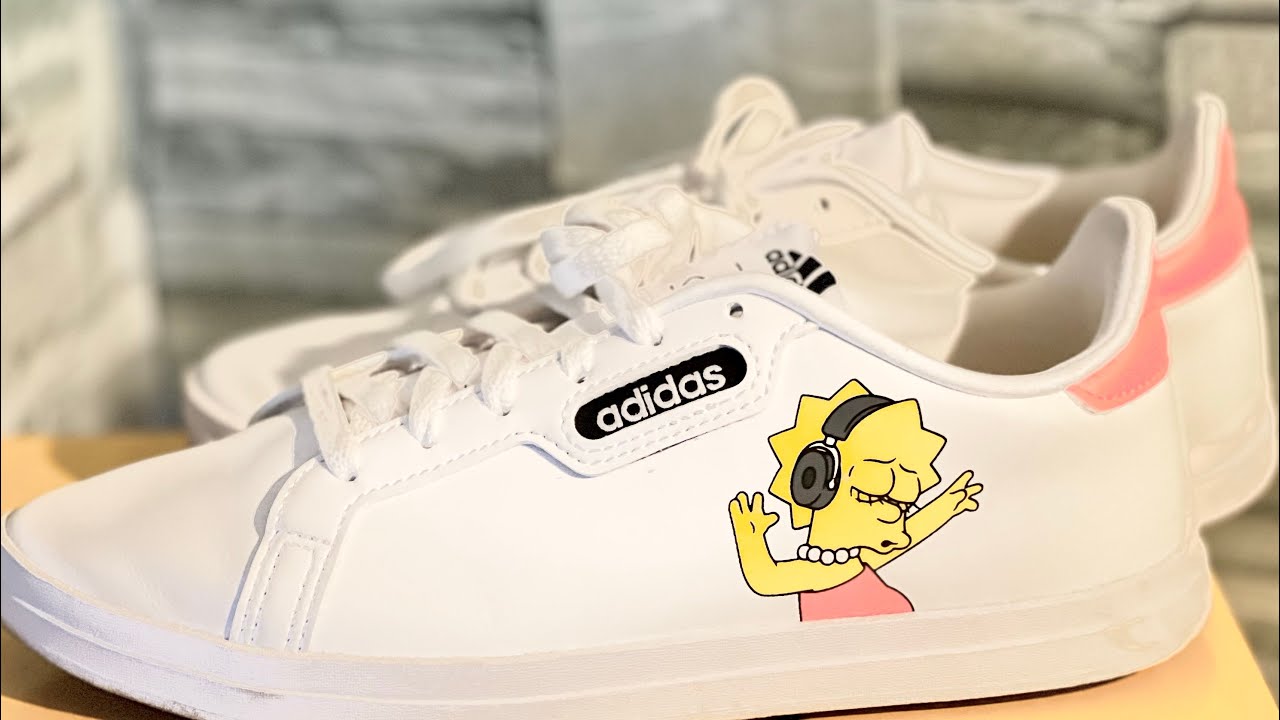 КРОССОВКИ ADIDAS COURTPOINT BASE THE SIMPSONS ХОРОШИ - YouTube