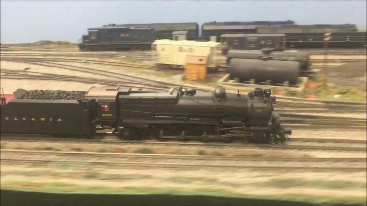 BLI PRR Paragon 3 M1b pulls a passenger train YouTube