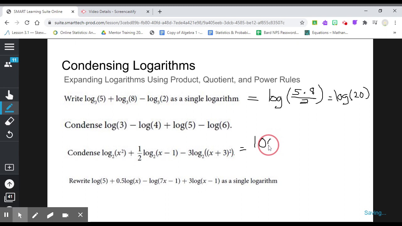 condense log condense log