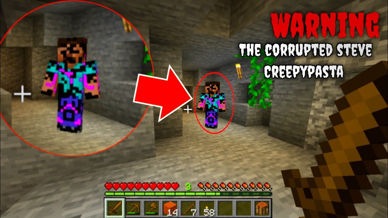 The Corrupted STEVE Minecraft  Creepypasta scary  story  