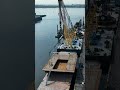 Chesapeake 1000 with @PLUSPOOLNY vision of a pool in NYC! #donjonmarine #heavylift #crane #pluspool