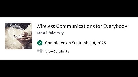 Wireless Communications for Everybody || Coursera || All Quiz Answers || #coursera #answer #quiz