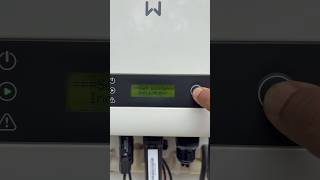 Goodwe solar inverter settings #goodwe #electrical #solarenergy #industrialelectrician #solar
