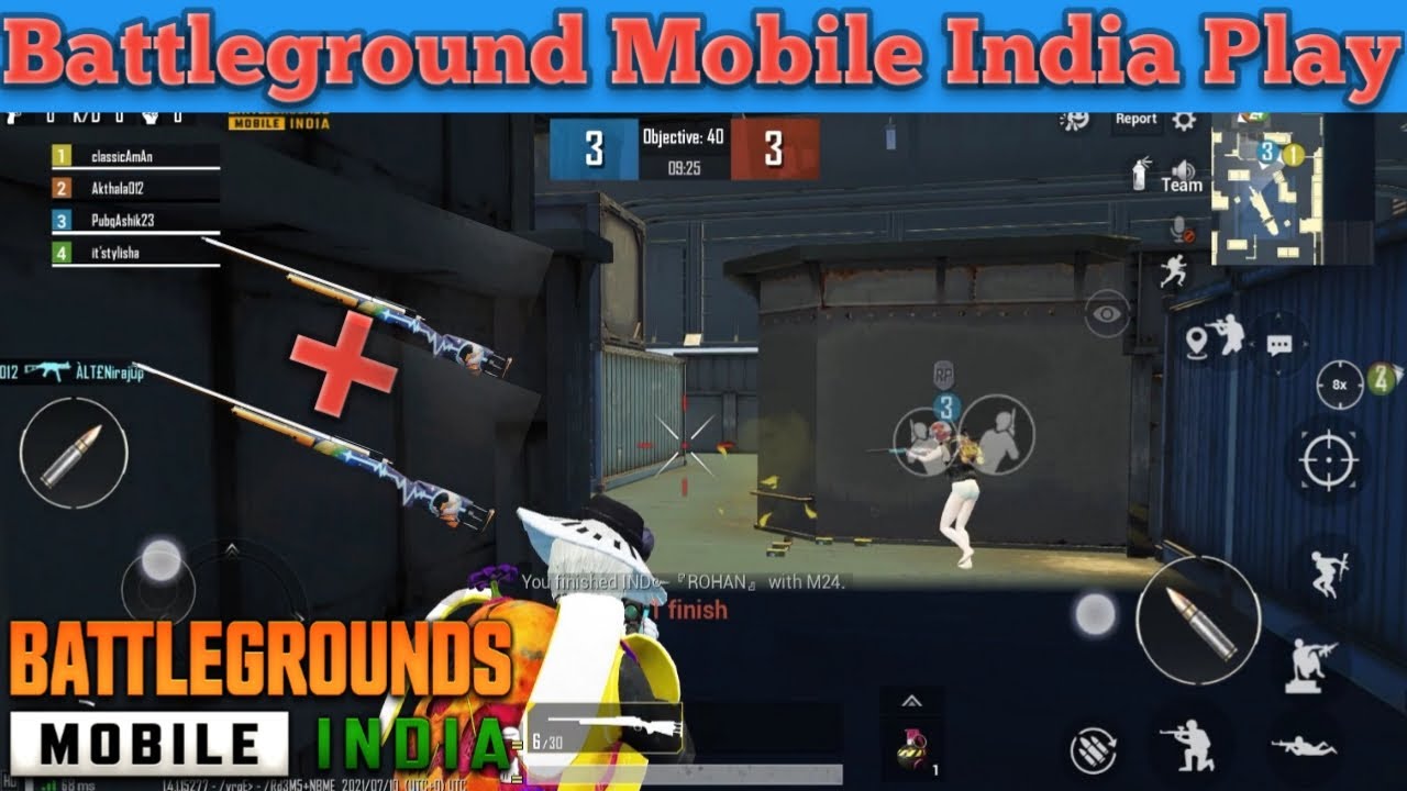 🛑#Battleground Mobile India M24 vs M24 TDM Game 🎮 Play - YouTube