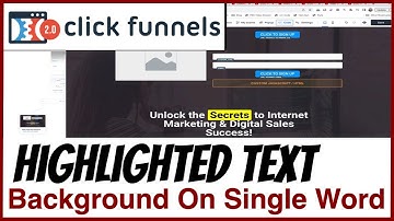 Highlight Text in ClickFunnels 2.0 with Just Two Lines of CSS