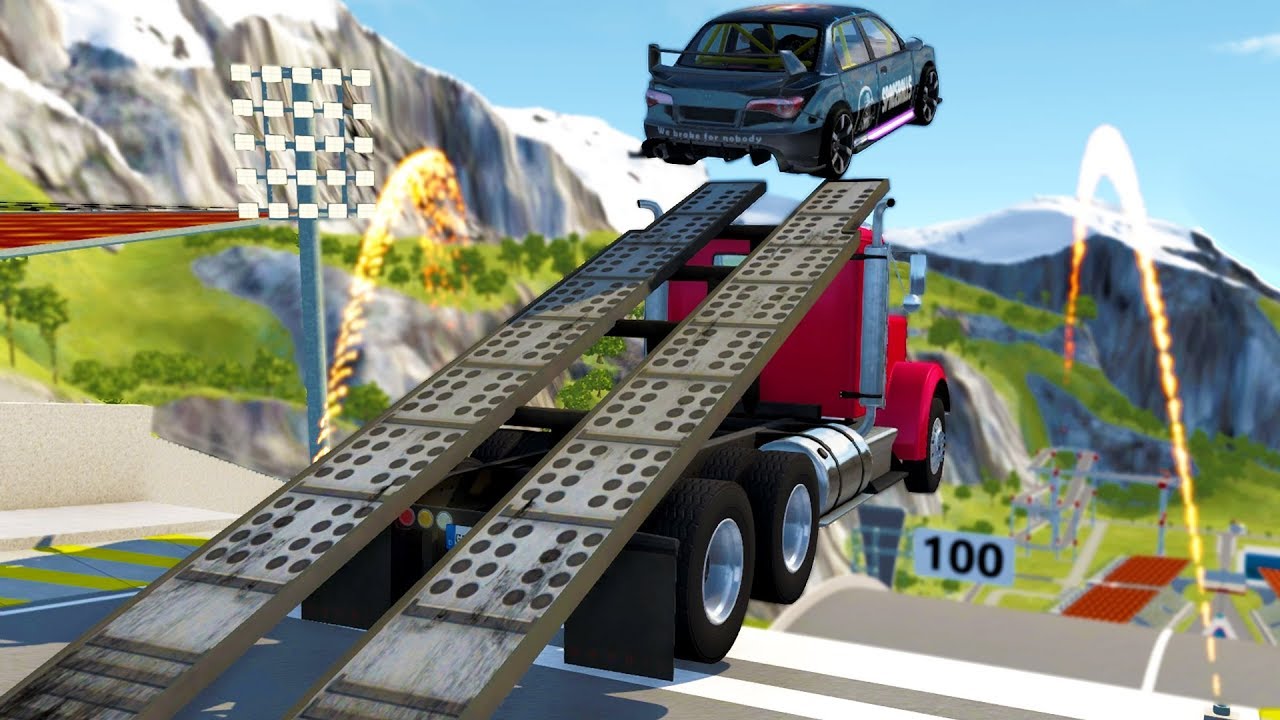 IMPOSSIBLE RAMP CHALLENGE IN ONLINE MULTIPLAYER BEAMNG ...