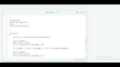 Bill Division | hackerrank solution in C