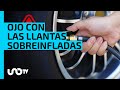 Movilidad: ¿Qué pasa si un auto tiene las llantas sobreinfladas?