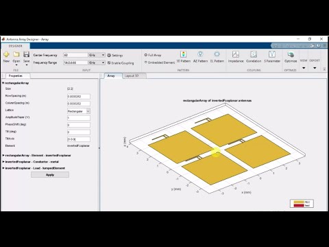 Design Antenna Array with Matlab
