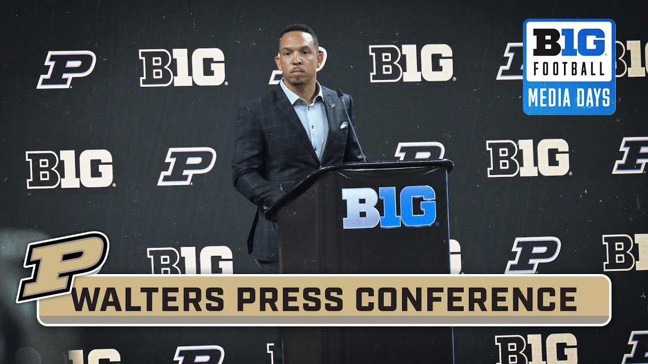 Purdue HC Ryan Walters Press Conference | 2024 B1G Football Media Days