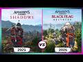 AC Black Flag Resynced vs AC Shadows | Deep Dive Comparison
