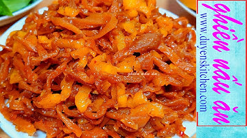 Xá Bấu Rim Thơm Để Ăn Lâu, Chay Mặn Đều Dùng Được | Món Ăn Chay By Duyen