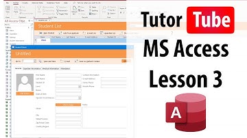 MS Access Tutorial - Lesson 4 - Record Navigation Option and Modifying Data Sets