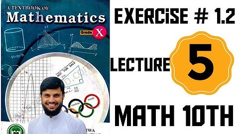 Class-10 | Unit-1| Exercise-1.2 | Questions(i,ii,iii) | Maths explained in pashto by Imran Ullah