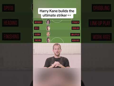 Harry Kane builds his ultimate striker #shorts