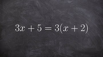 How to solve a linear equation when there are no solutions