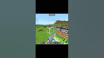 How to make automatic sugarcane farm in minecraft (all versions) #shorts #ytshorts #viral #iphone
