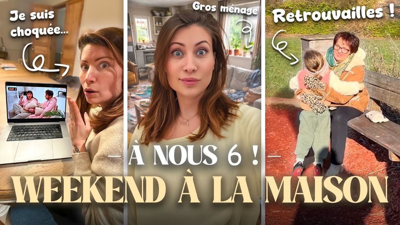 Debrief de la vidéo menotté à son ex,  gros ménage et retrouvailles avec Mamy !! 
