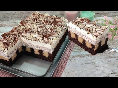Видео: Незабываемо вкусный быстрый торт КАПУЧИНО! Без желатина, ручным миксером! Кофейный торт