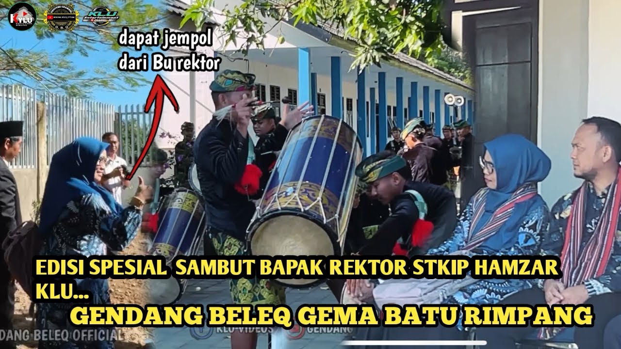 PENAMPILAN YANG MEMUAKU BUAT PAK REKTOR DAN MAHASISWA TERPUKAU OLEH VARIASI GENDANG BELEQ GBR