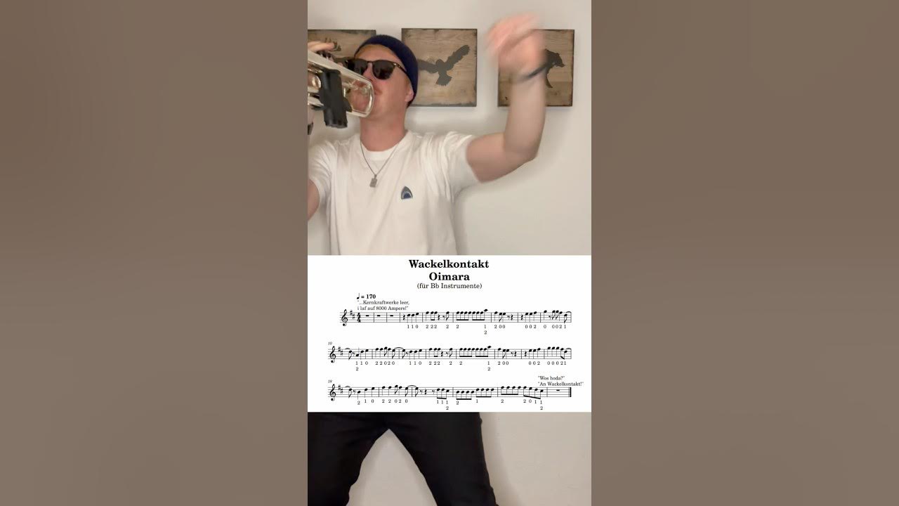 Wackelkontakt - Oimara (Trumpetcover) #LANÄ #oimara #wackelkontakt #trumpet #sheetmusic Wackelkontakt - Oimara (Trumpetcover) #LANÄ #oimara #wackelkontakt #trumpet #sheetmusic
