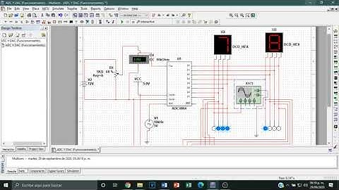 ADC0804 Y DAC0800 Funcionamiento