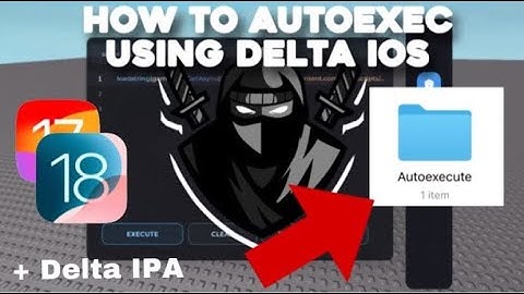 How to use Auto Execute Folder for Delta IOS | Best Method