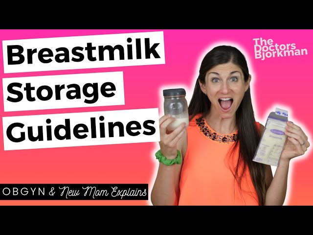 OBGYN + Breastfeeding Mom Shares Guidelines for Breastmilk Storage and Use class=