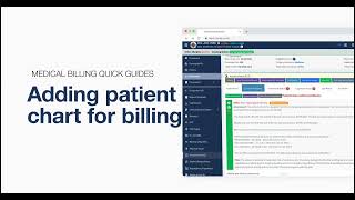 Setting up a patient chart for billing